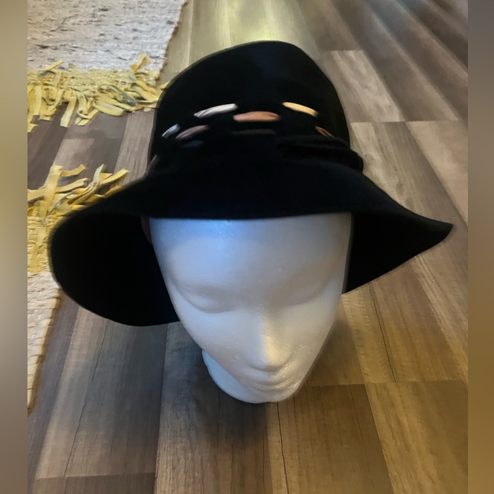 Vintage John Wanamaker Black Felt Hat